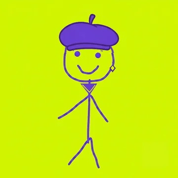 Ben #0004: Artist Beret, No Glasses, Bandana, Diamond Earring